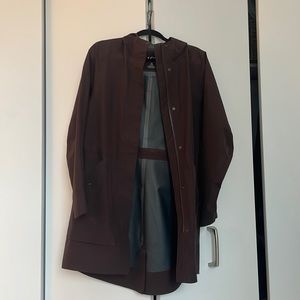 Maroon REI size small raincoat